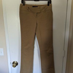 The Limited Exact Stretch Khaki Slacks Size 2 Long